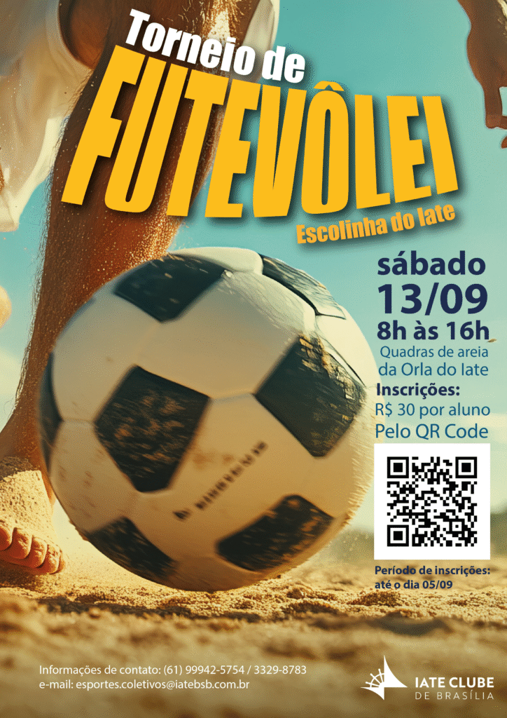 Futevôlei integra o projeto esportivo do Iate Clube de Brasília