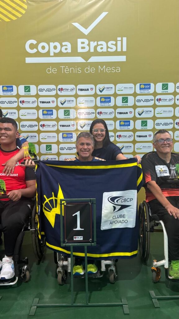 Atletas do Iate conquistam cinco medalhas na Copa Brasil de Tênis de Mesa