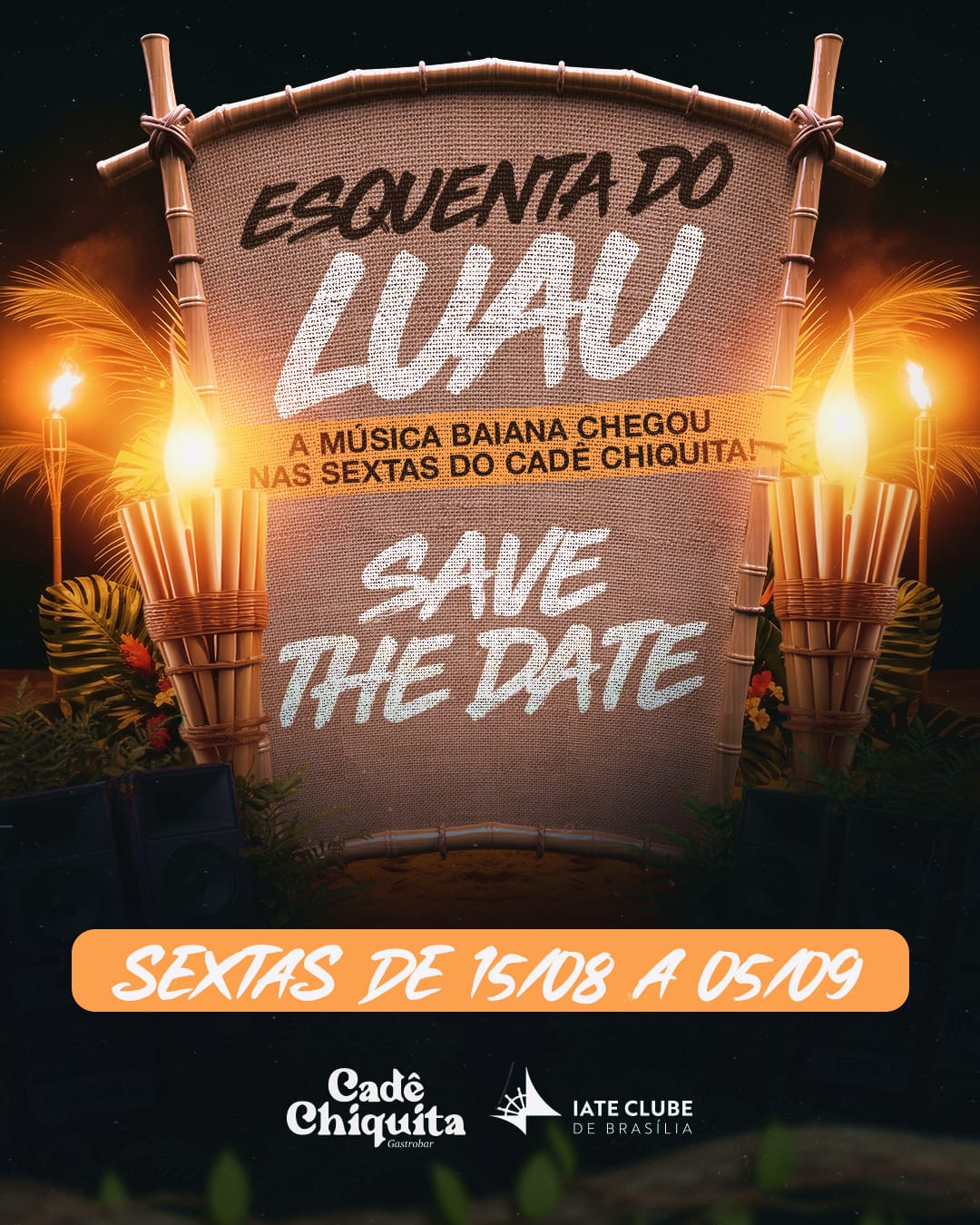 Vai começar o Esquenta do Luau no Iate