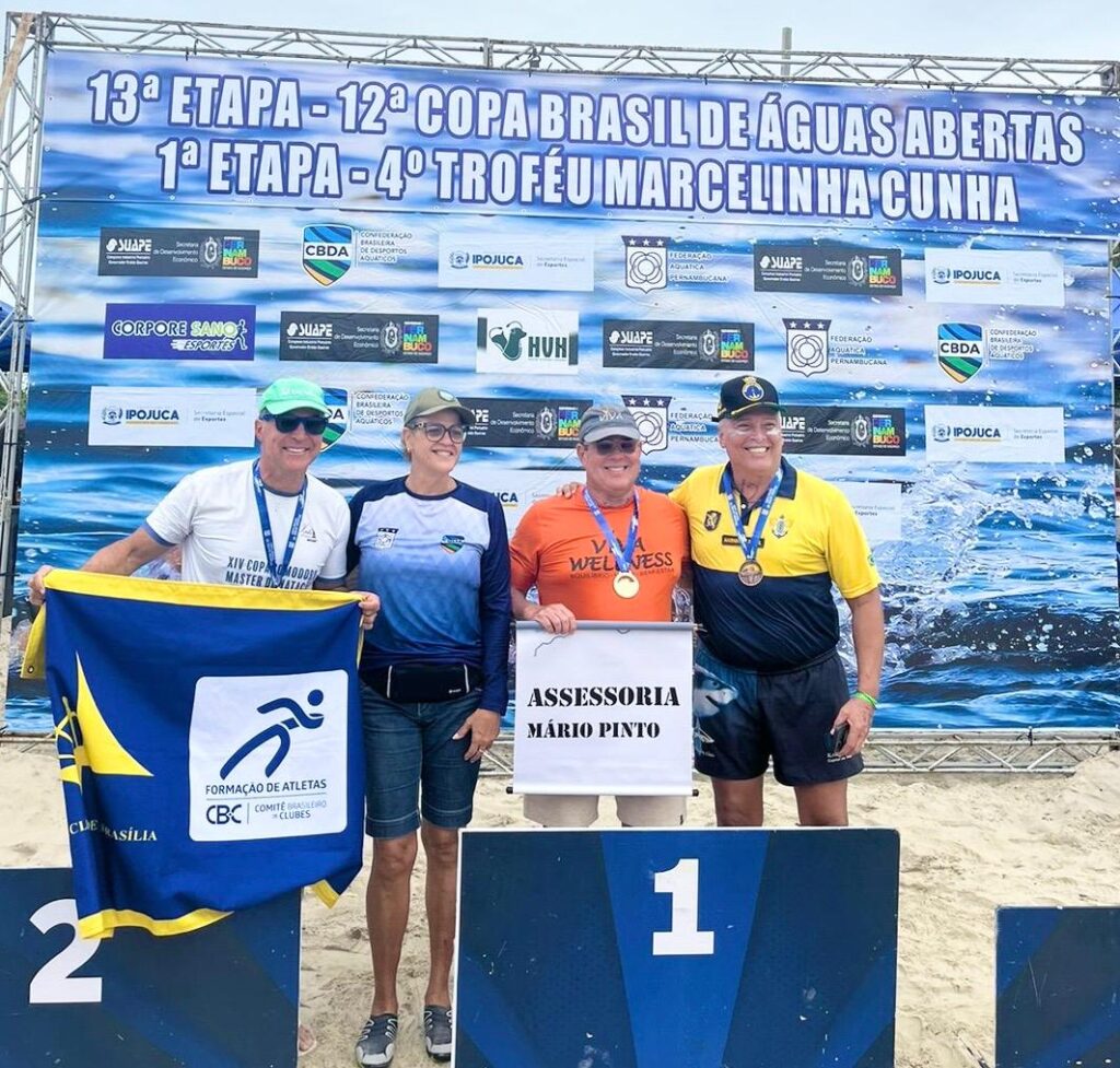 Iatista Marco Antônio Secco é vice-campeão sênior da Copa Brasil de Águas Abertas