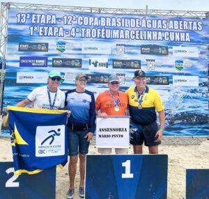 Iatista Marco Antônio Secco é vice-campeão sênior da Copa Brasil de Águas Abertas
