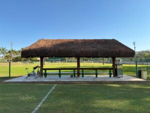 Novo quiosque do campo de futebol está finalizado
