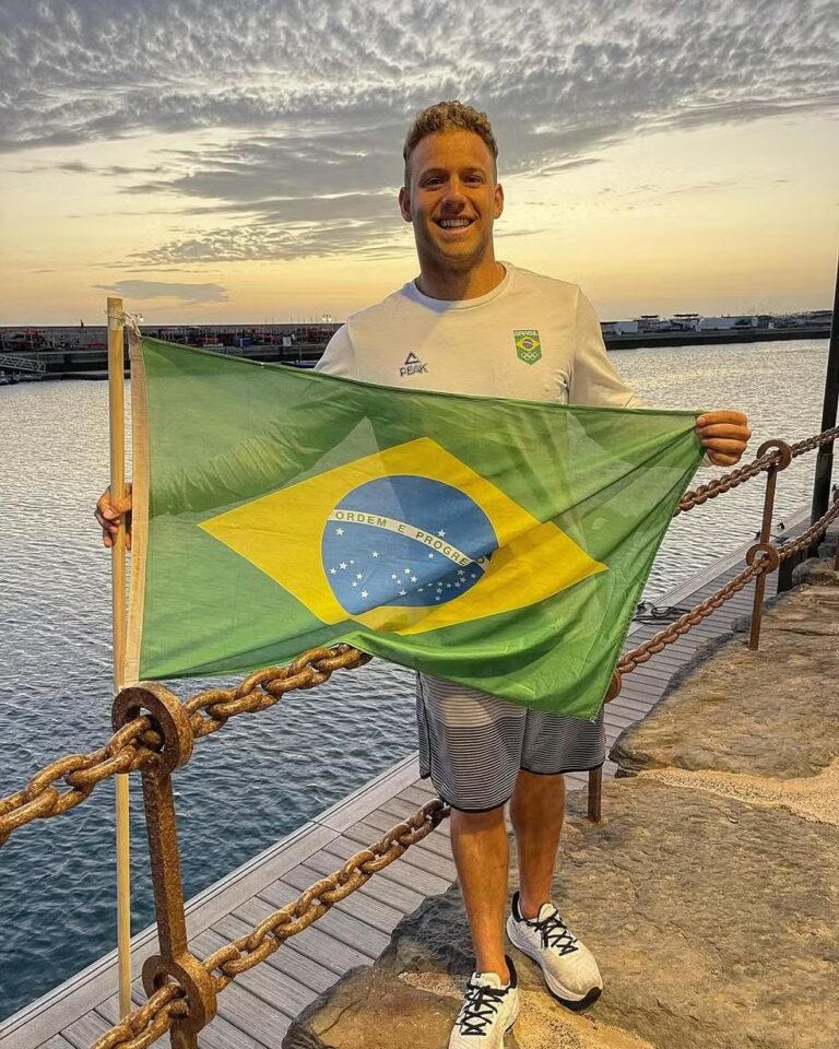 Mateus Isaac, velejador que entra para o time de vela do Iate