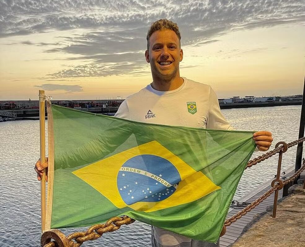 Mateus Isaac, velejador que entra para o time de vela do Iate