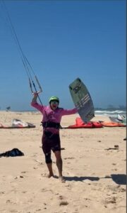 Com o coração leve e a alma preenchida, Ricardo Borges representa o Iate no Sol Sertões Kitesurf