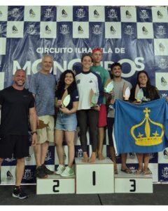 Bruna Patrício é campeã da categoria mista do Campeonato Paulista de Snipe