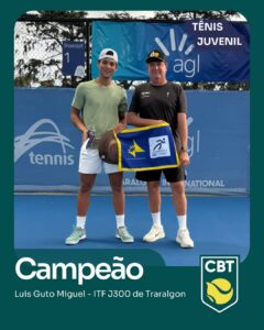 Guto vence preparatório do Australian Open