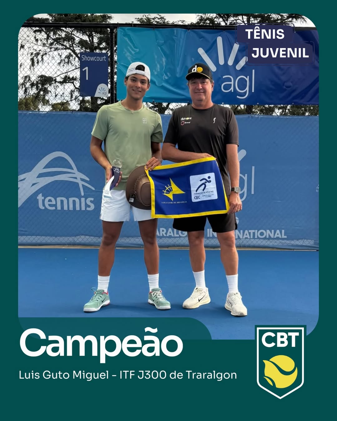 Guto vence preparatório do Australian Open