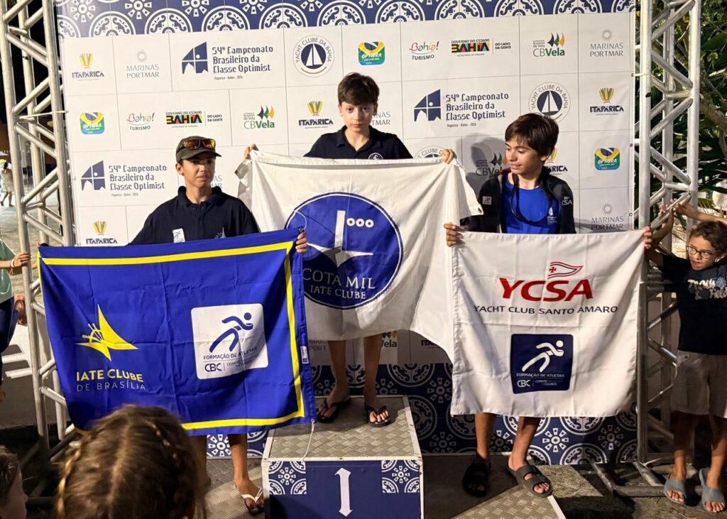 Atletas do ICB se destacam na Copa Brasil Estreantes de Optimist