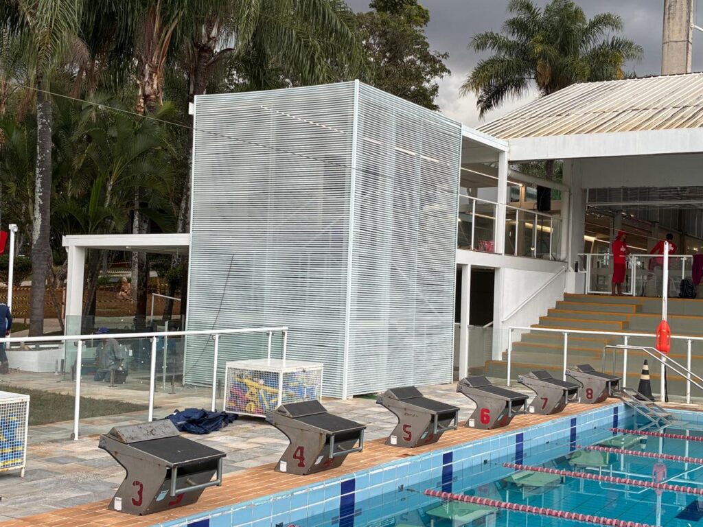 Portarias das piscinas semiolímpicas I e II ficam prontas