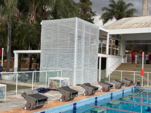 Portarias das piscinas semiolímpicas I e II ficam prontas
