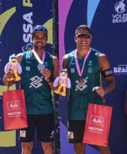 Pódio em casa! Vitor e Felipe conquistam vice-campeonato no Circuito de Vôlei de Praia