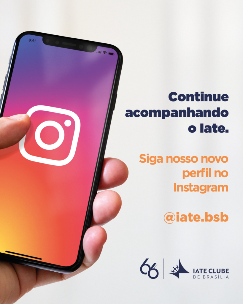 Continue acompanhando o Iate no Instagram