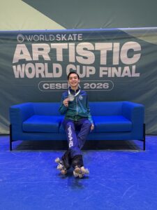 Lucas Benite é campeão da Copa do Mundo de Patinação Artística
