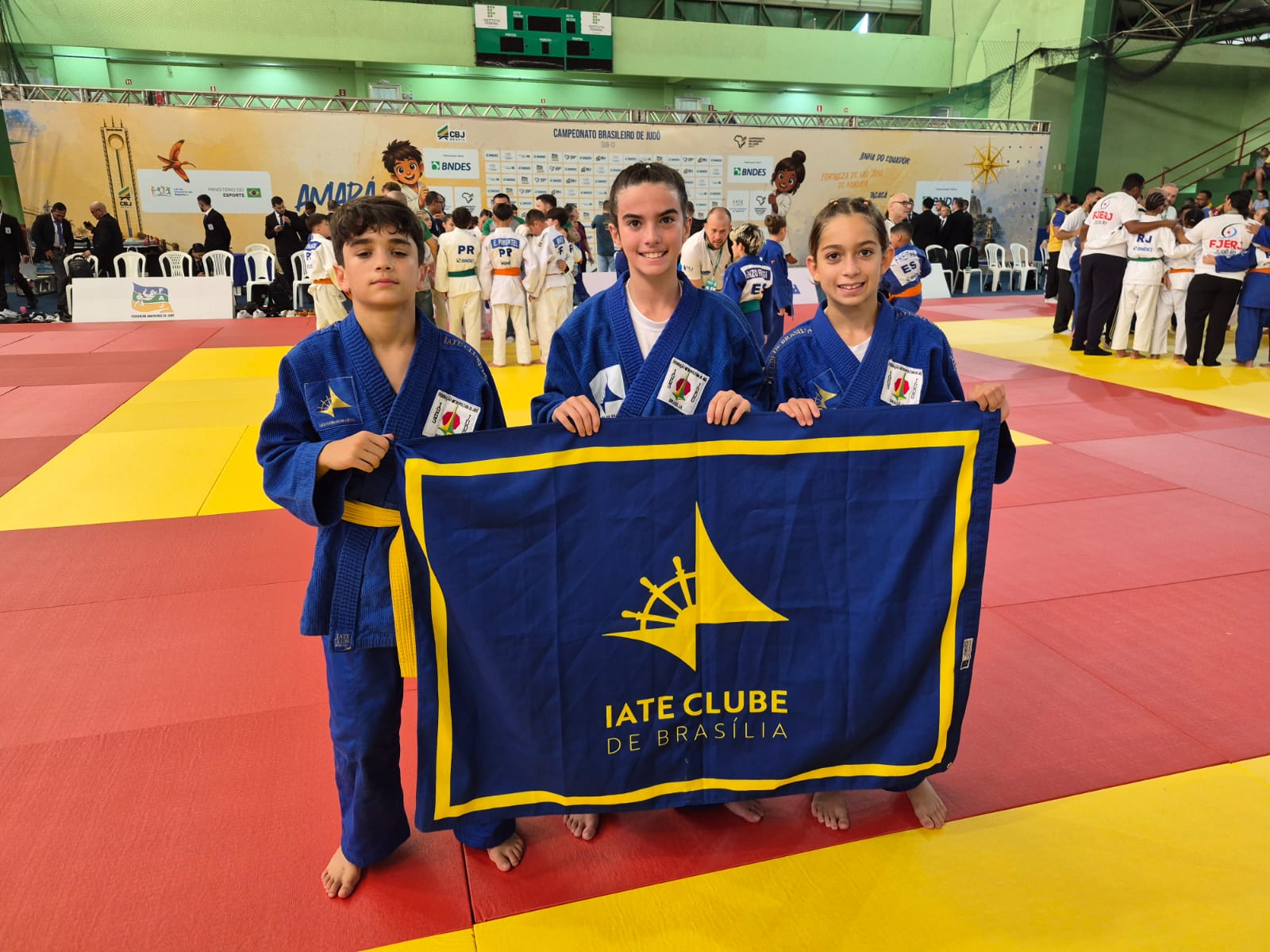 Três judocas representam o Iate no Campeonato Brasileiro Sub-13 em Macapá