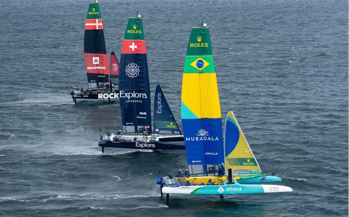 Mateus Isaac participa de mais uma etapa do SailGP