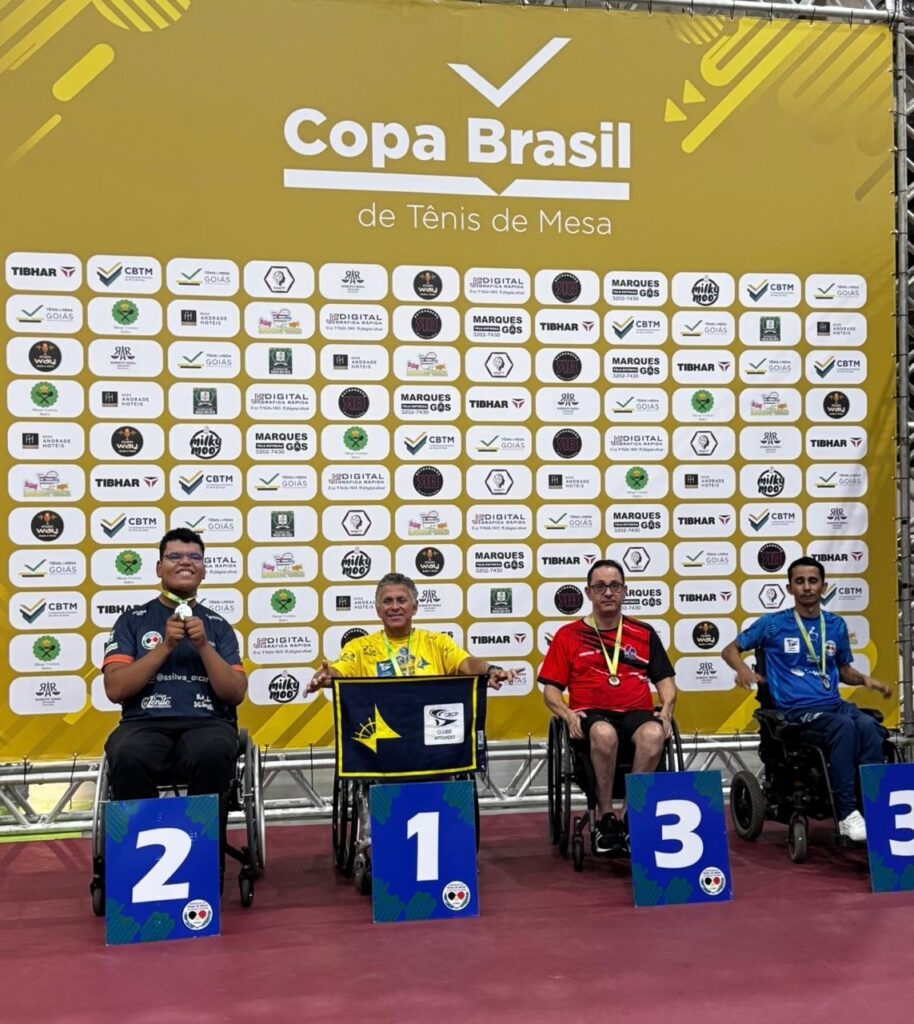 Tênis de mesa do Iate conquista medalhas e avança no ranking nacional
