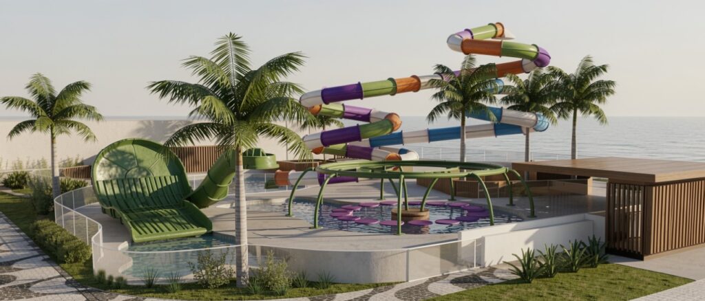 Você sabia que o Clube vai ganhar um parque aquático?
