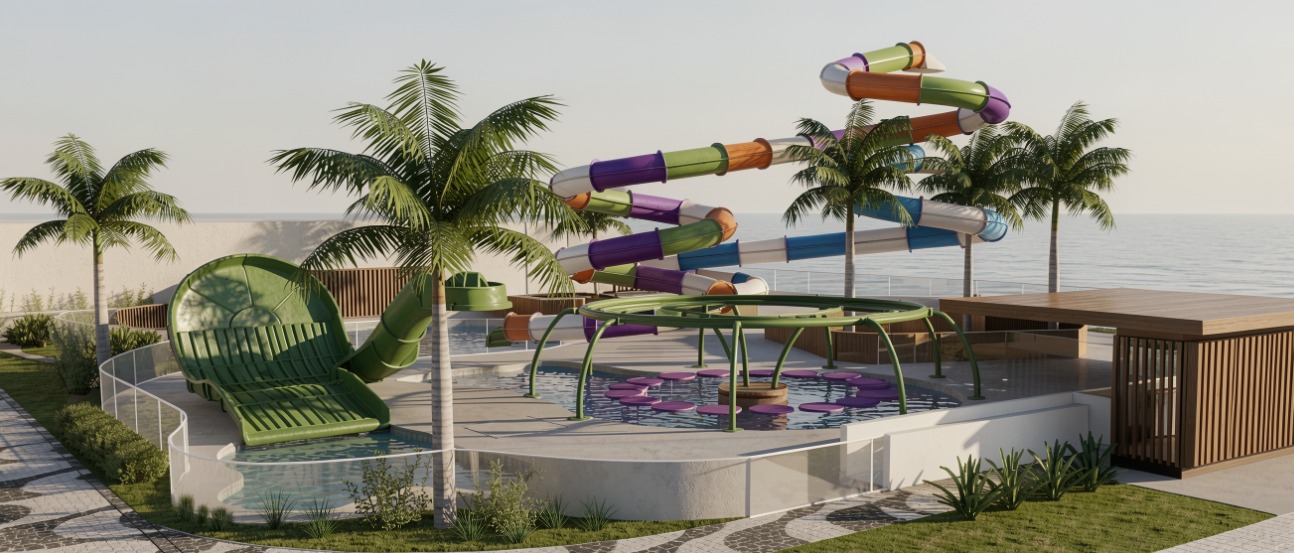 Você sabia que o Clube vai ganhar um parque aquático?